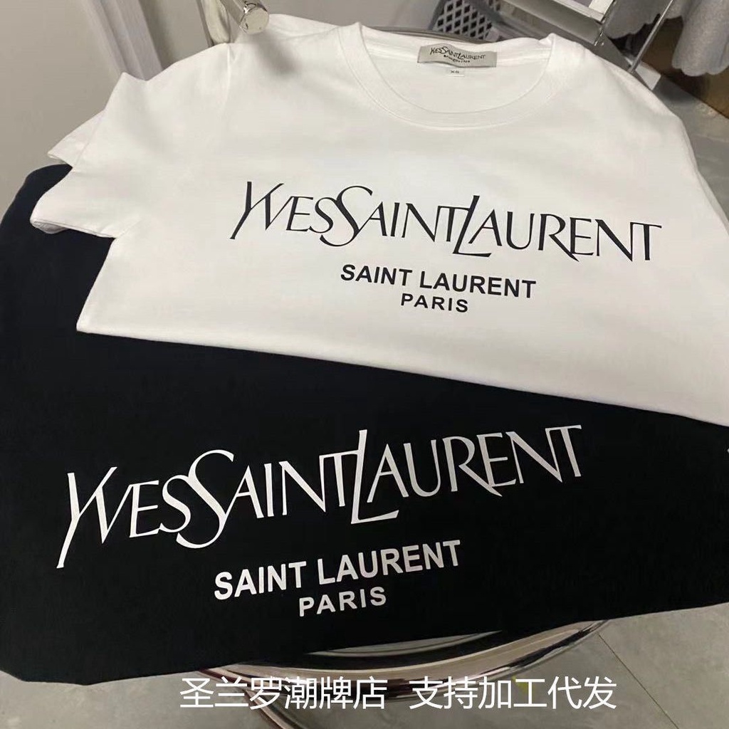 Áo Thun cotton Cổ Tròn In Chữ logo Kèm Thẻ Thời Trang Cho Nam Và Nữ