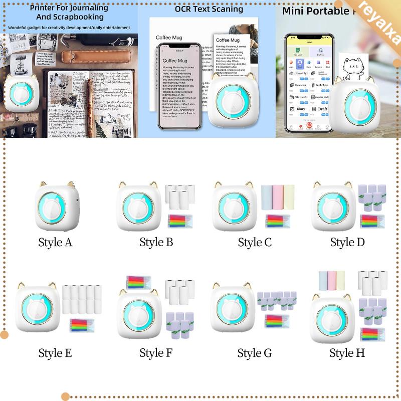 Máy In Mini 200DPI Có Thể Sạc Lại Tiện Dụng Cho Điện Thoại Di Động