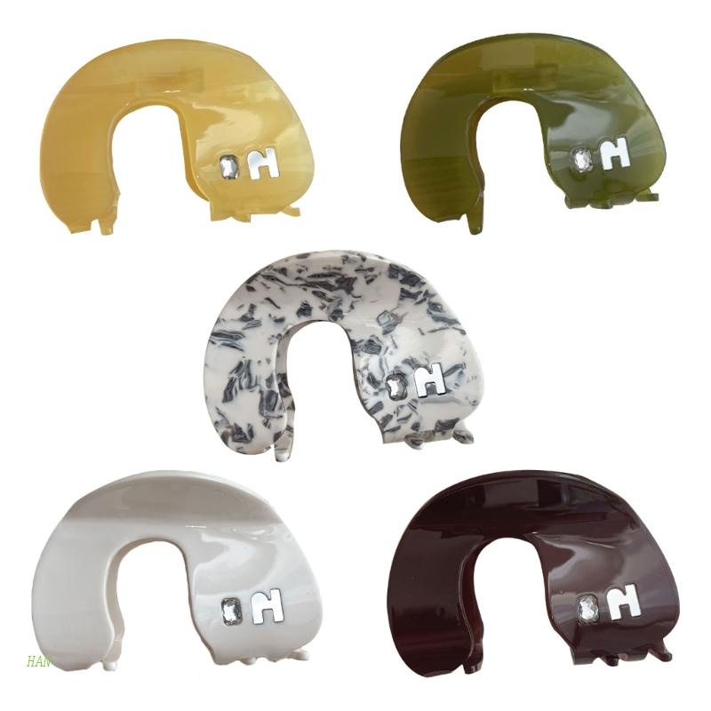 Giá Đỡ Tóc Đuôi Ngựa Hình Chữ U Bằng Acrylic Thời Trang Mùa Hè