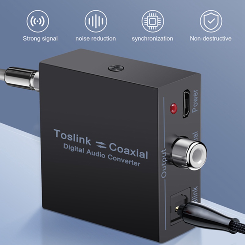 Bộ Chuyển Đổi Âm Thanh Kỹ Thuật Số RCA Sangslink SPDIF Toslink