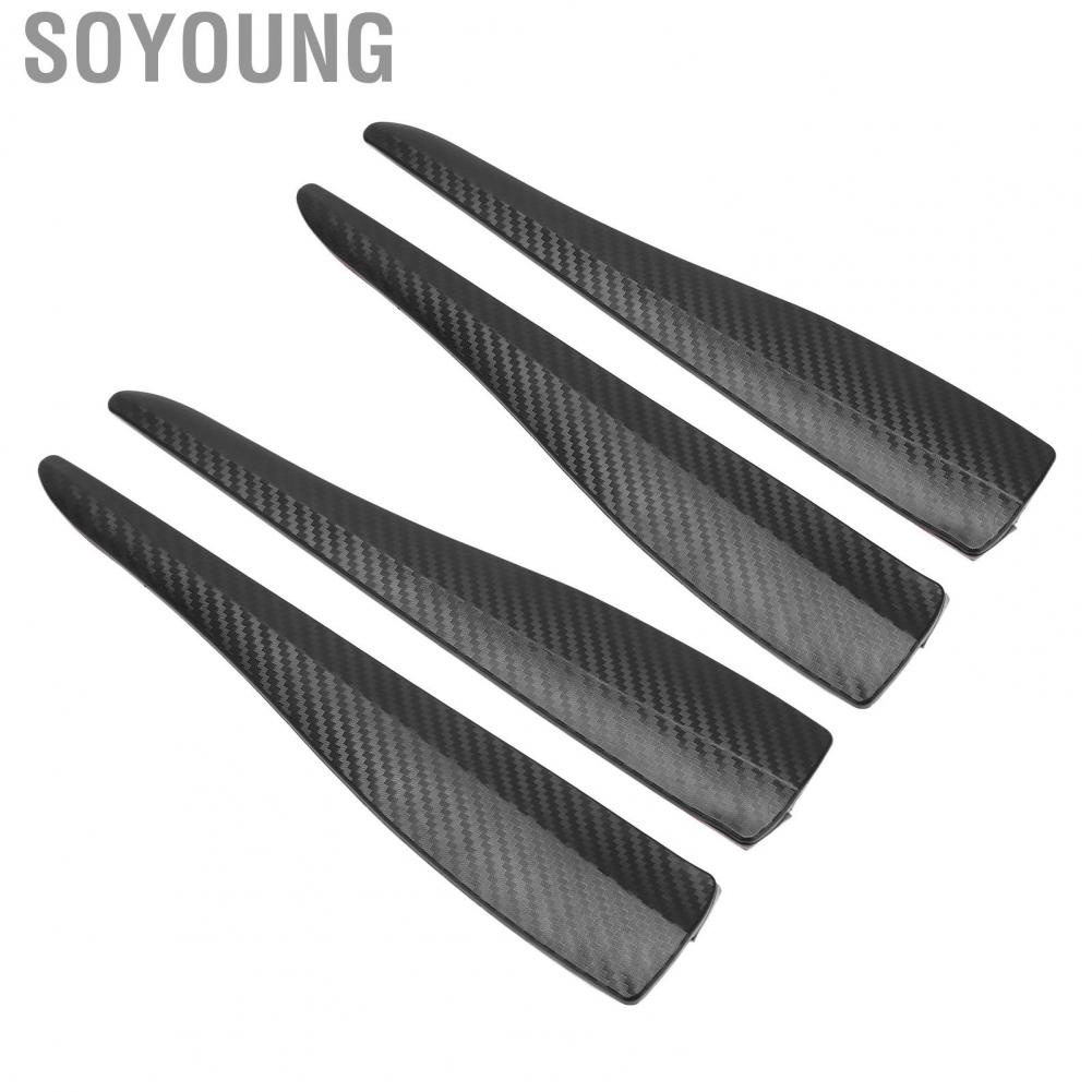Soyoung Bumper Protector Strip 28cm High Toughness Trim Molding Protection Strong Adhesive for Car