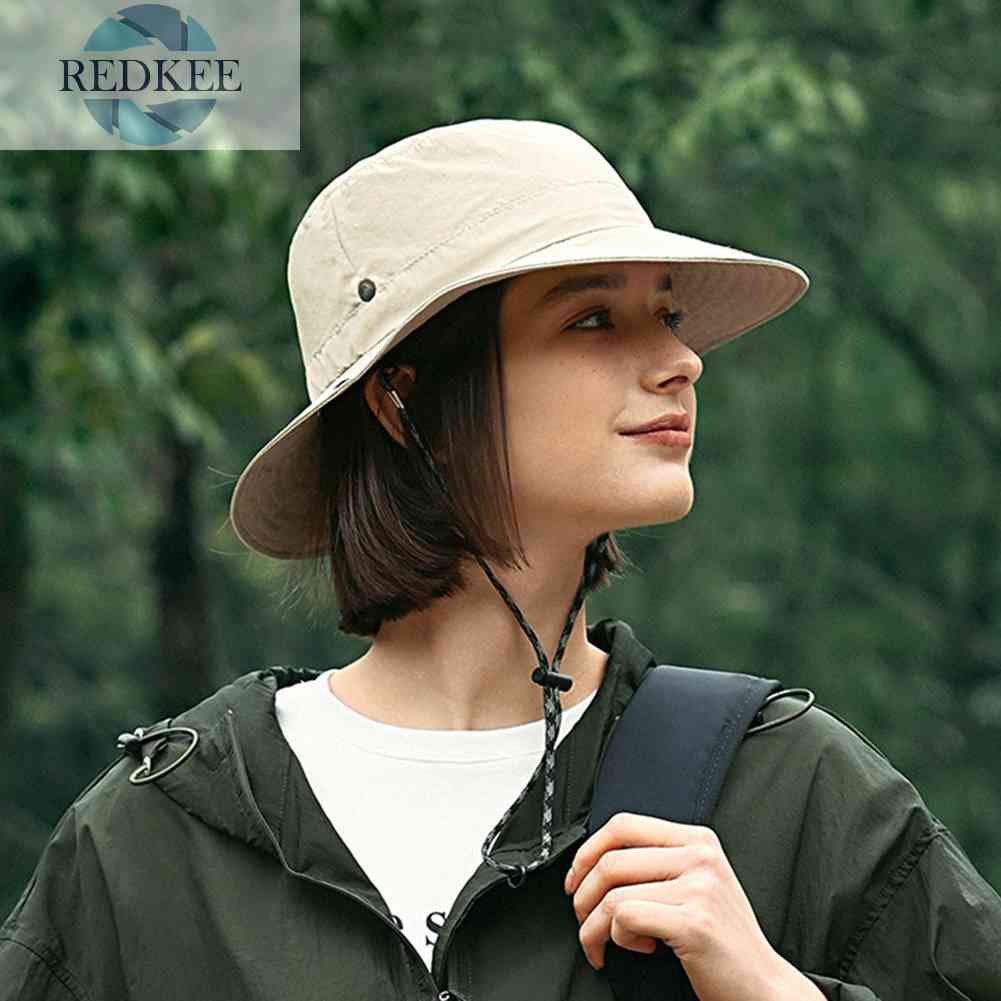 Mũ Tai Bèo Thể Thao Unisex Bằng Polyester Thoáng Khí Chống Tia UV Có Thể Gấp Gọn