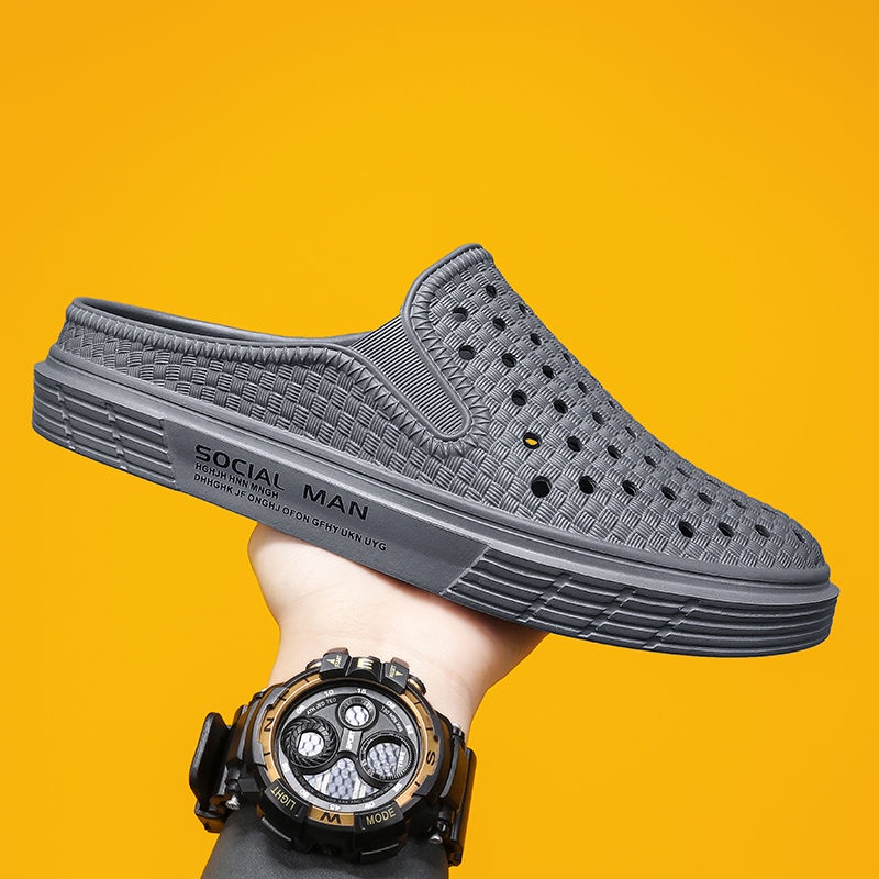 Dép Bít Mũi Chống Trượt Phong Cách Thể Thao Thời Trang Mùa Hè Cho Nam