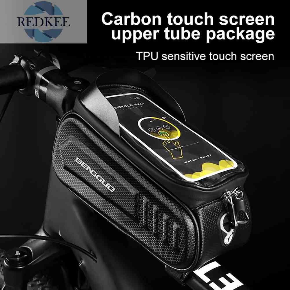 Túi Đựng Điện Thoại Chống Thấm Nước Có Thể Chạm Màn Hình Cảm Ứng Gắn Khung Trướ