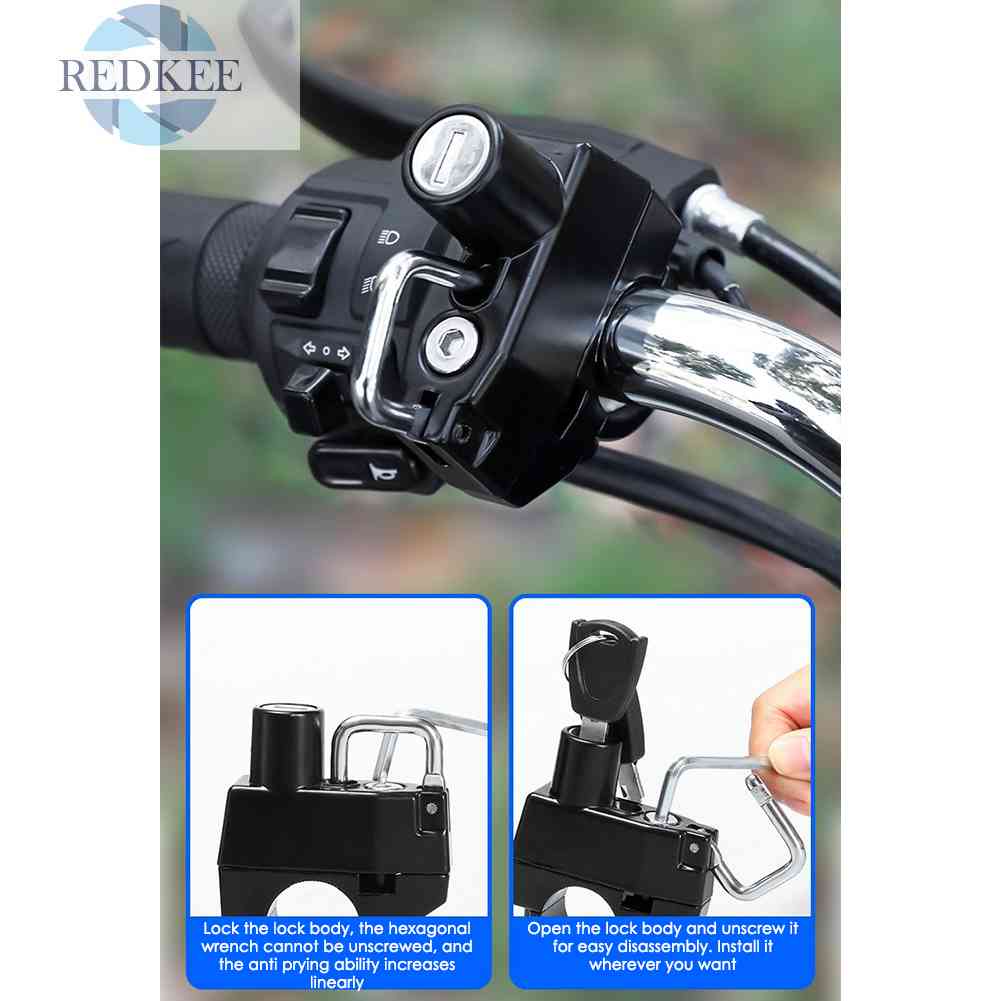 Ổ Khóa Chống Trộm Siêu Nhẹ Chất Lượng Cao Dành Cho Xe Đạp Điện