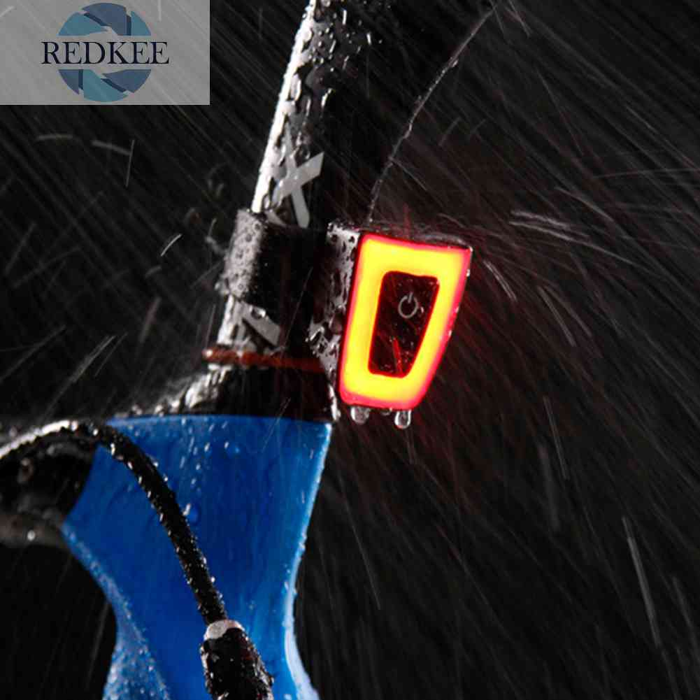 Đèn Cảnh Báo An Toàn Sạc USB Gắn Đuôi Xe Đạp