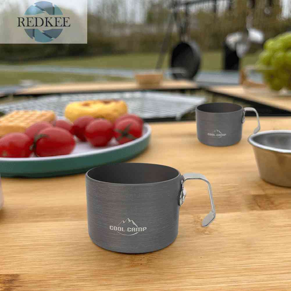 Cốc Cà Phê Bằng Thép Không Gỉ Có Tay Cầm Tiện Dụng