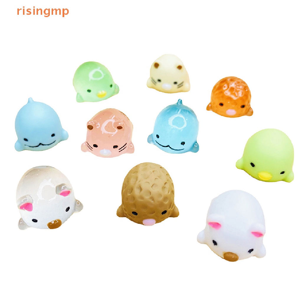 [risingmp] 5 Đồ trang trí Trang Trí Mini Bằng Nhựa Phát Sáng Trong Bóng Tối