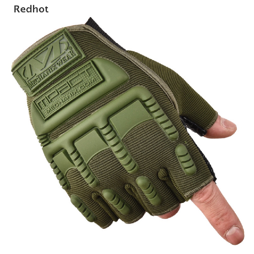 1 Đôi Găng Tay Không Ngón Bảo Vệ Khi Lái Xe / Leo Núi / Đạp Xe Mùa Hè Cho Nam Và Nữ