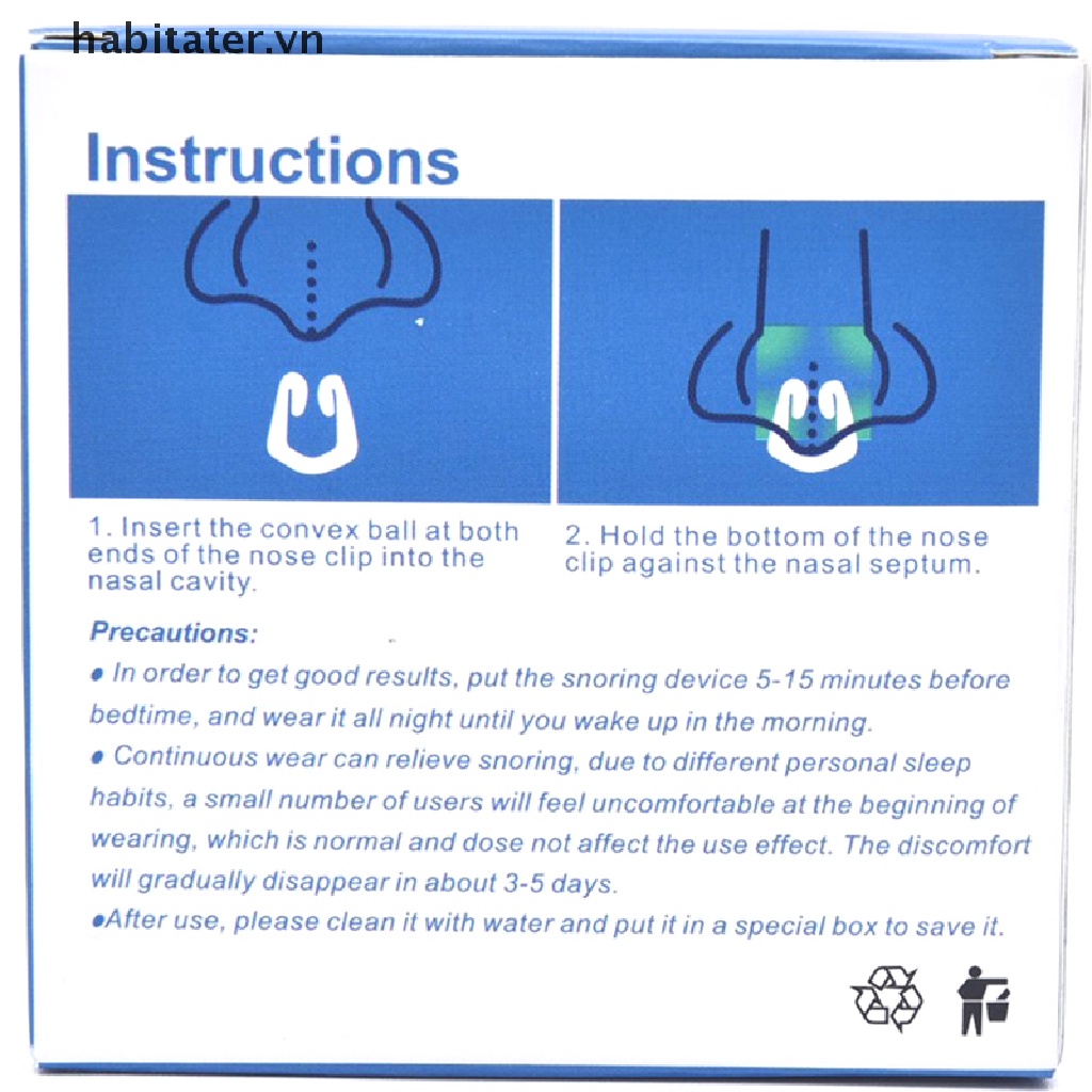 Kẹp Mũi Chống Ngáy Khi Ngủ Tiện Dụng