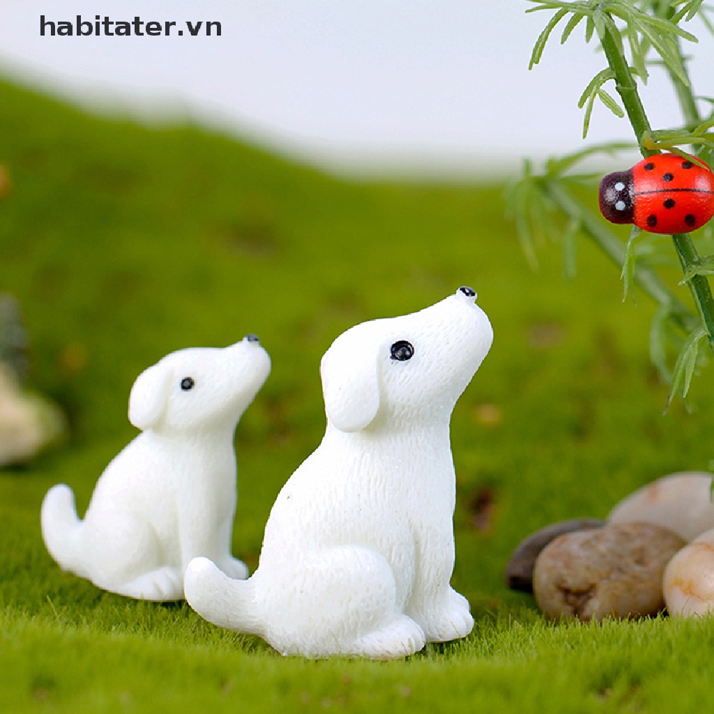 Đồ trang trí Chú Chó Mini Dễ Thương Dùng Trang Trí Sân Vườn