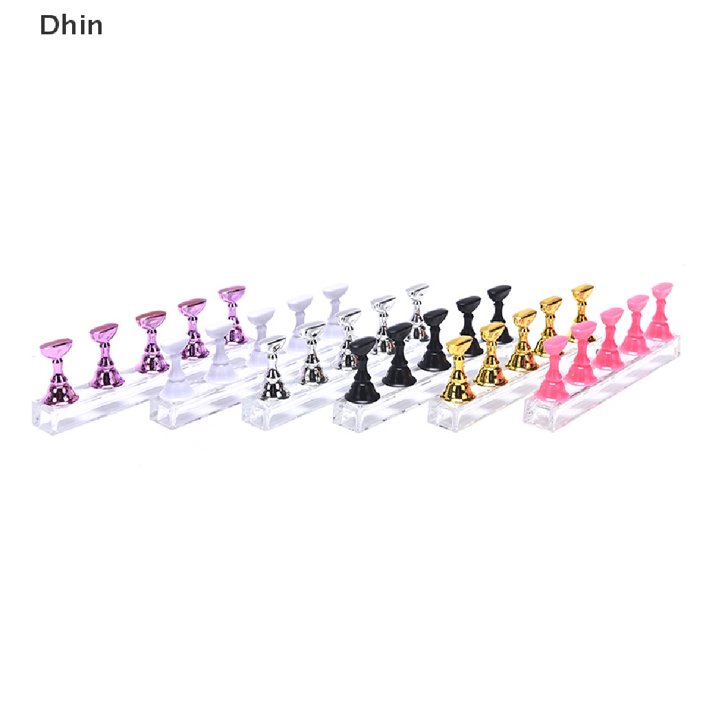 1 Bộ Giá Đỡ Trưng Bày Móng Tay Bằng Acrylic Pha Lê