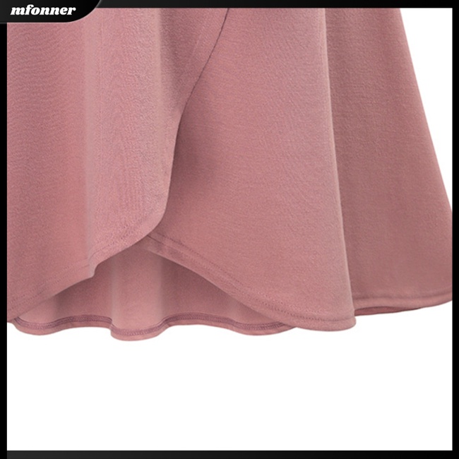 Chân Váy Xẻ Tà Lưng Cao Vừa Thời Trang Cho Nữ