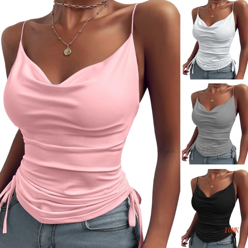 Xiangbao Áo Hai Dây Ôm Dáng Hở Lưng Gợi Cảm Và Thiết Kế Cảm Giác