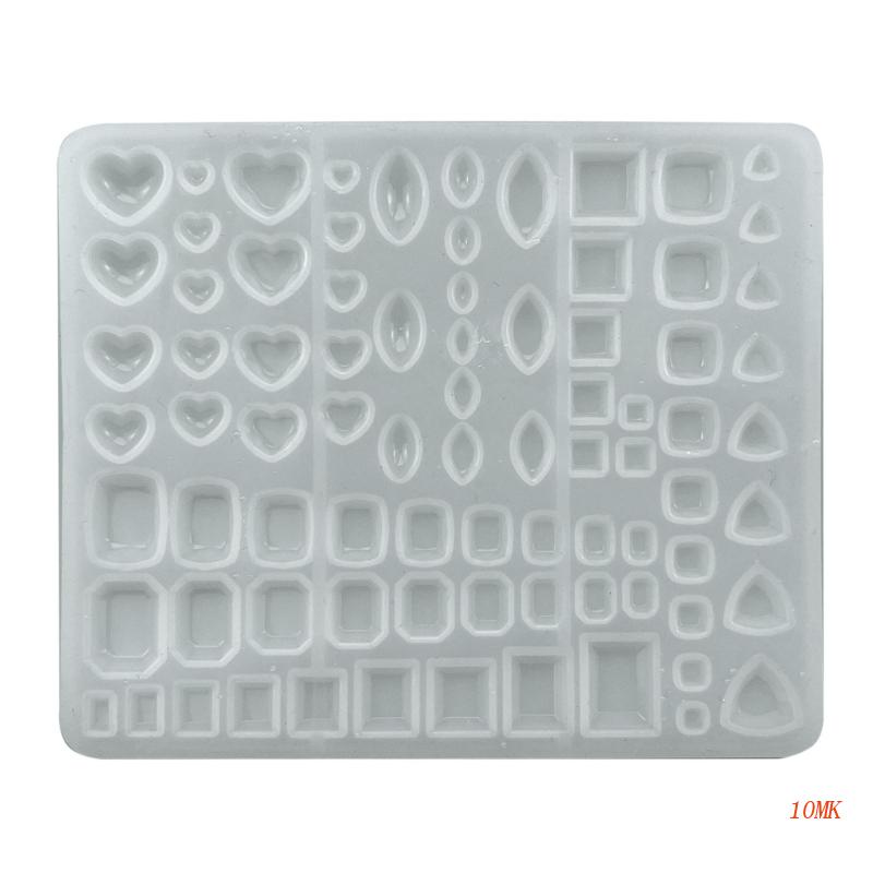 Khuôn Silicone Làm Đá Viên / Trang Sức Thủ Công Hình Vuông / Trái Tim