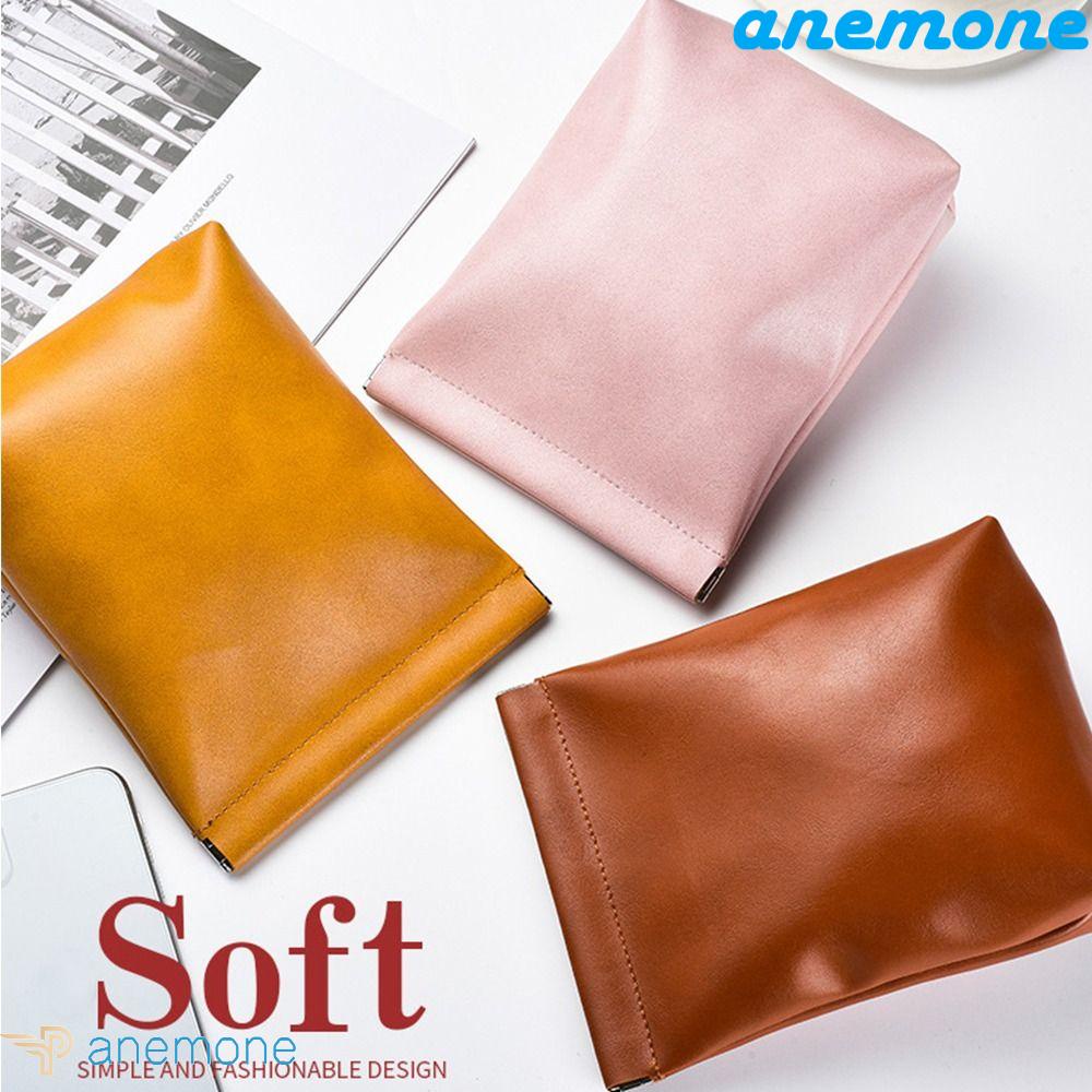 Túi Da PU Đựng Đồ Trang Điểm Son Môi Cỡ Lớn Tiện Dụng