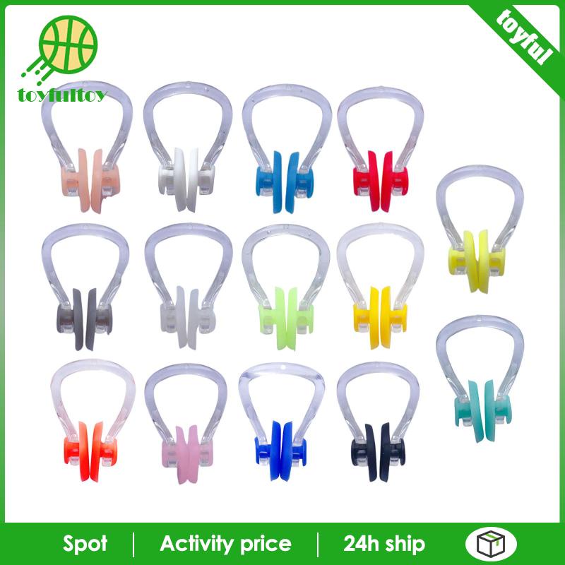 Set 14 Kẹp Mũi Bằng Silicone Bảo Vệ An Toàn Cho Bé Khi Đi Lặn