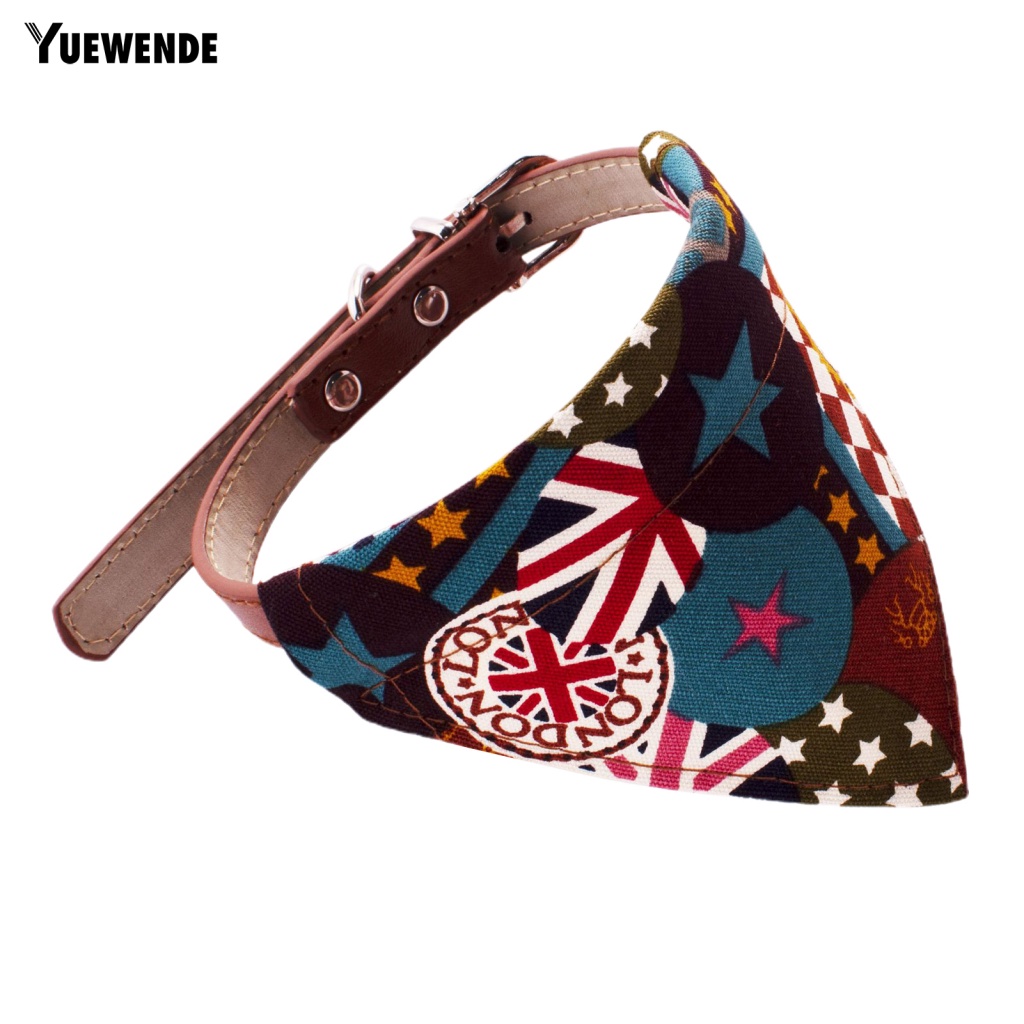 Yếm Tam Giác Siêu Nhẹ In Họa Tiết Tinh Tế Tiện Dụng Cho Thú Cưng