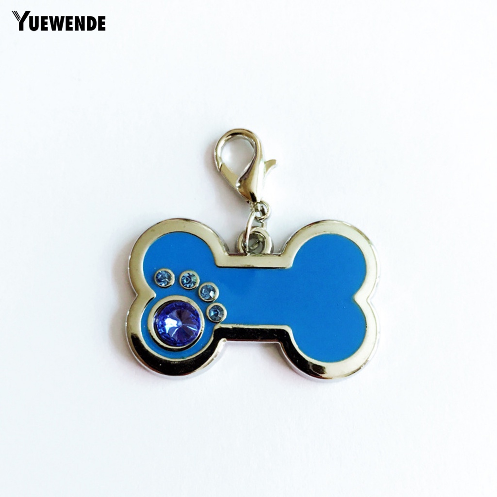 Thẻ ID Hình Khúc Xương Bằng Kim Loại Gọn Nhẹ Cho Thú Cưng