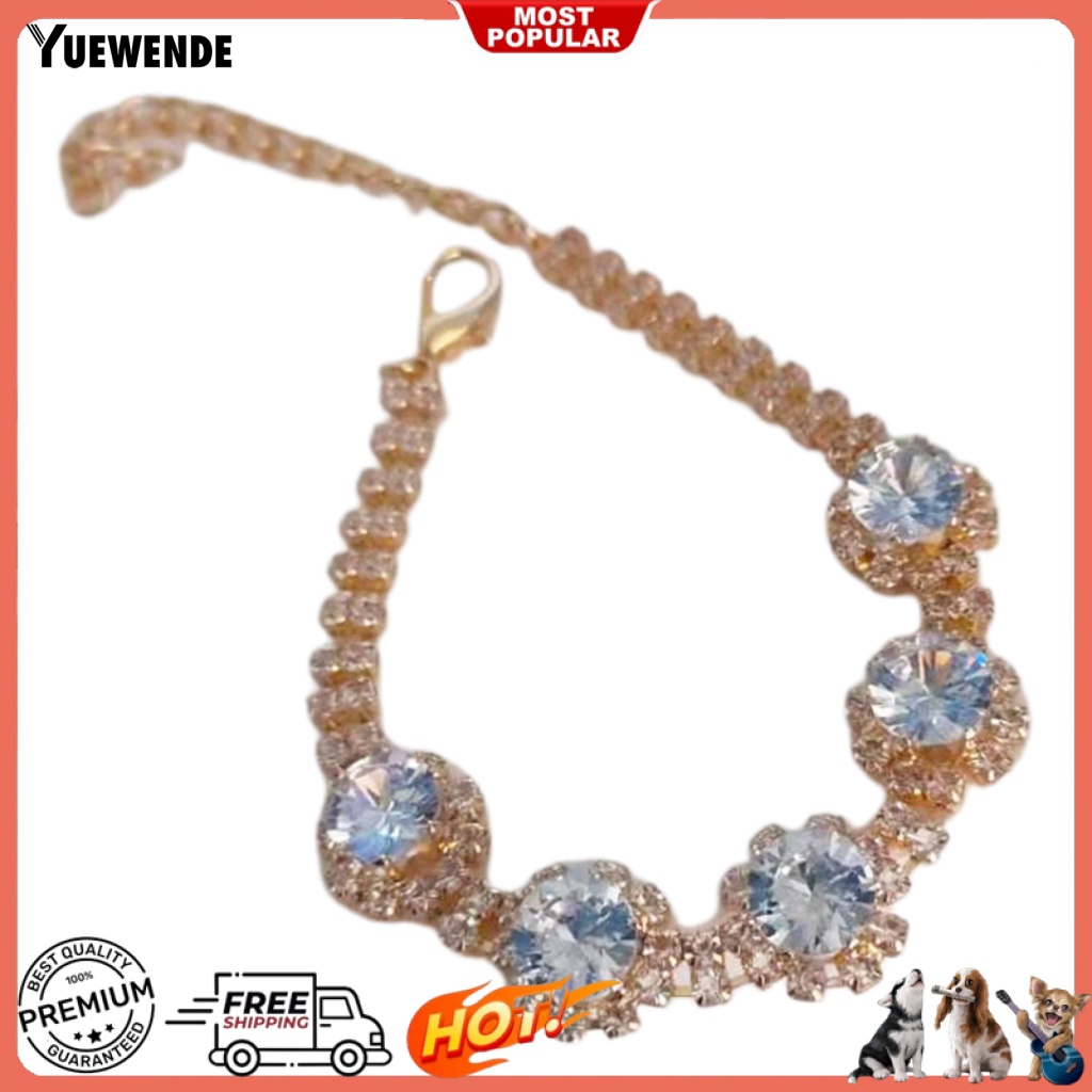 Vòng Cổ Đính Ngọc Trai Giả Thân Thiện Với Môi Trường Cho Thú Cưng Chó Mèo