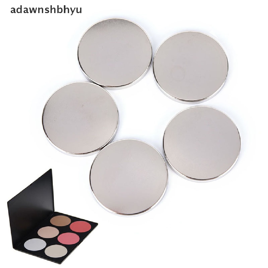 Set 5 / 15 Khay Thiếc Tròn Rỗng Từ Tính 36.5MM Đựng Phấn Mắt