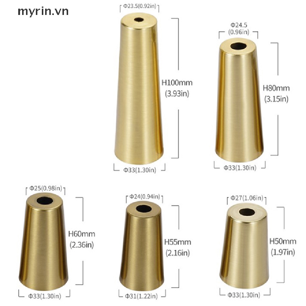 Miếng Lót Chân Bàn Ghế Bằng Sắt Hình Trụ Màu Trơn