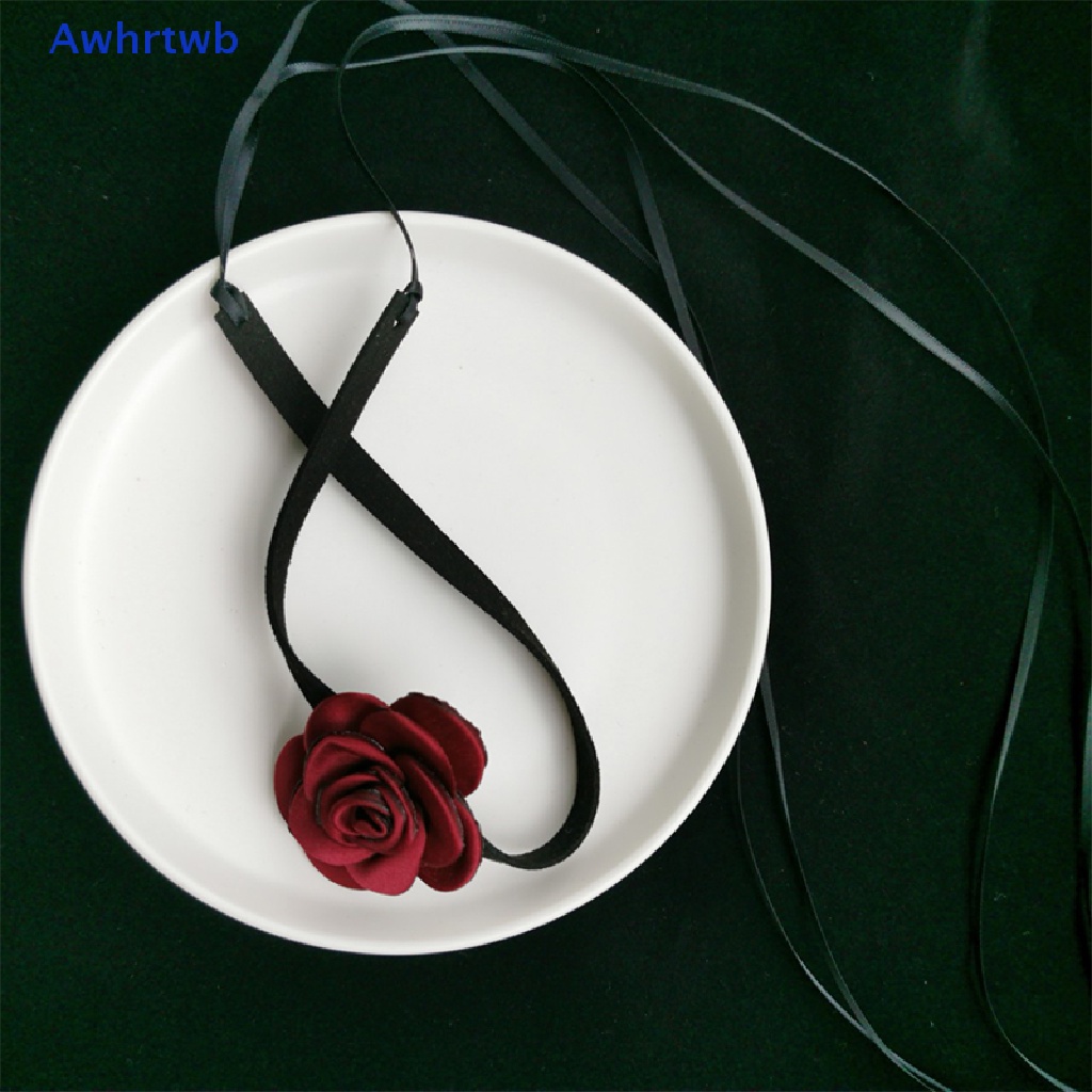 Vòng cổ Mặt Hoa Nhiều Màu Sắc Phong Cách Vintage Cho Nữ Mới