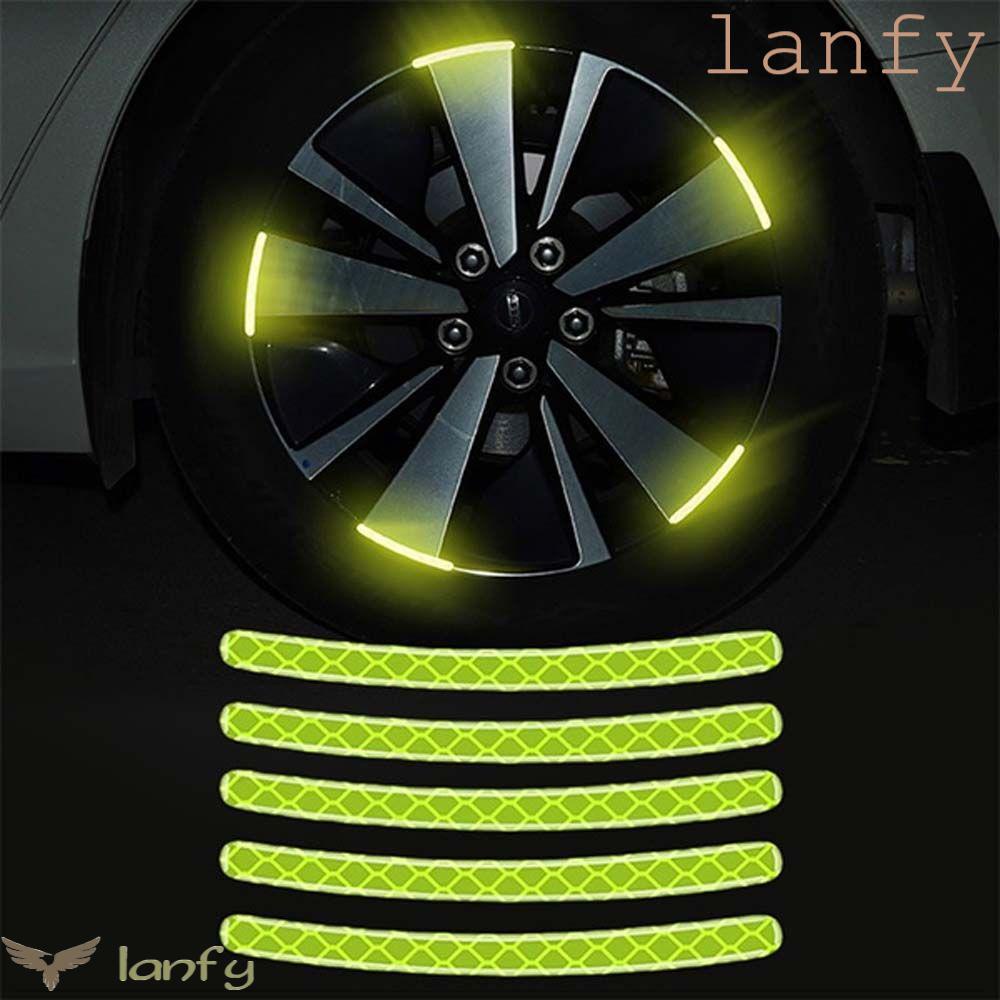 Bộ 20 Miếng Dán Phản Quang Trang Trí Bánh Xe Đạp / Xe Hơi