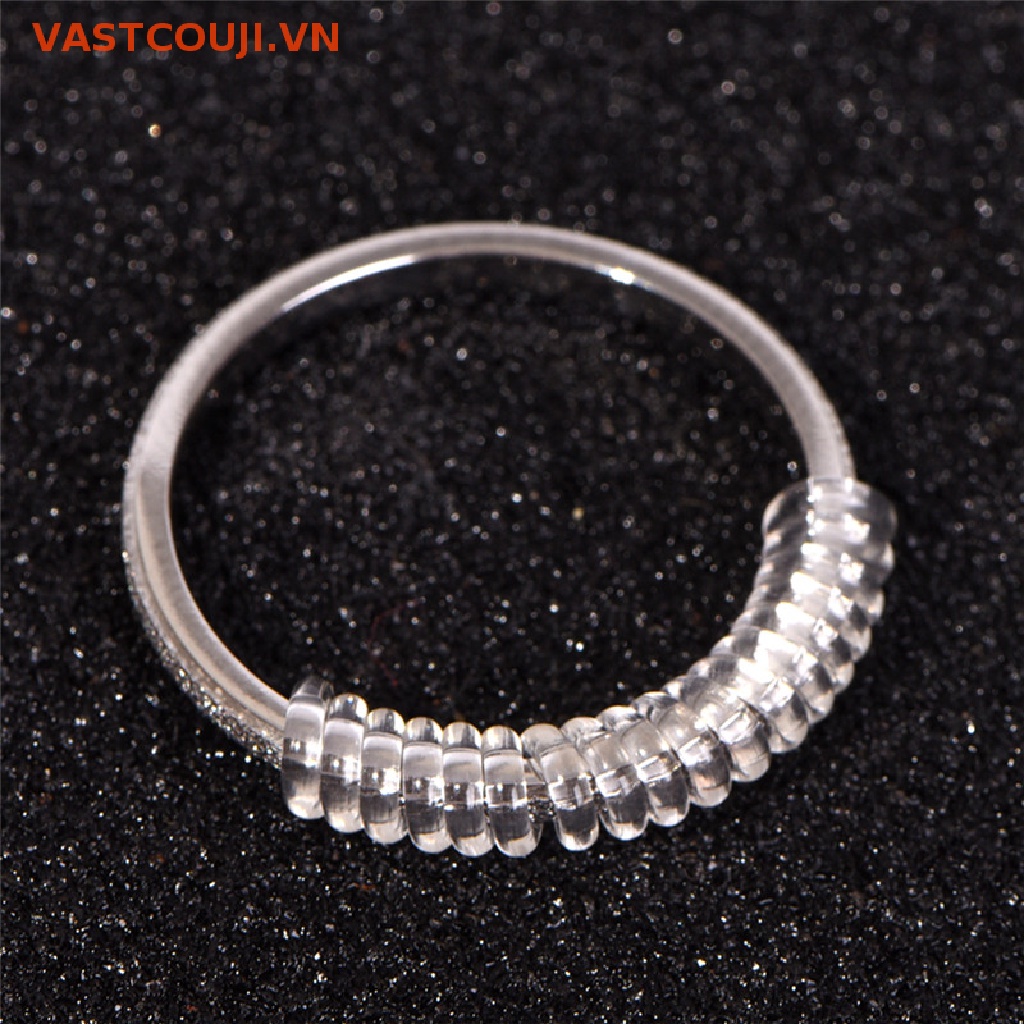 Bộ 10 Vòng Chèn Điều Chỉnh Kích Thước Nhẫn Vô Hình VASTJI Giảm Căng Thẳng Set 10 Dụng Cụ Điều Chỉnh Kích Thước Nhẫn Vô Hình Nhẫn Thiết Kế Độc Đáo Cá Tính Thời Trang