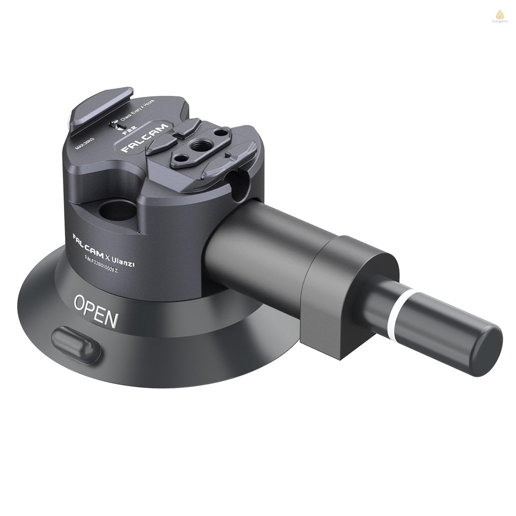 Giá Đỡ Máy Ảnh FALCAM F22 Bằng Hợp Kim Nhôm Với Đế Hút Chân Không 3 Inch Tải Trọng Tối Đa 1kg Falcon F2
