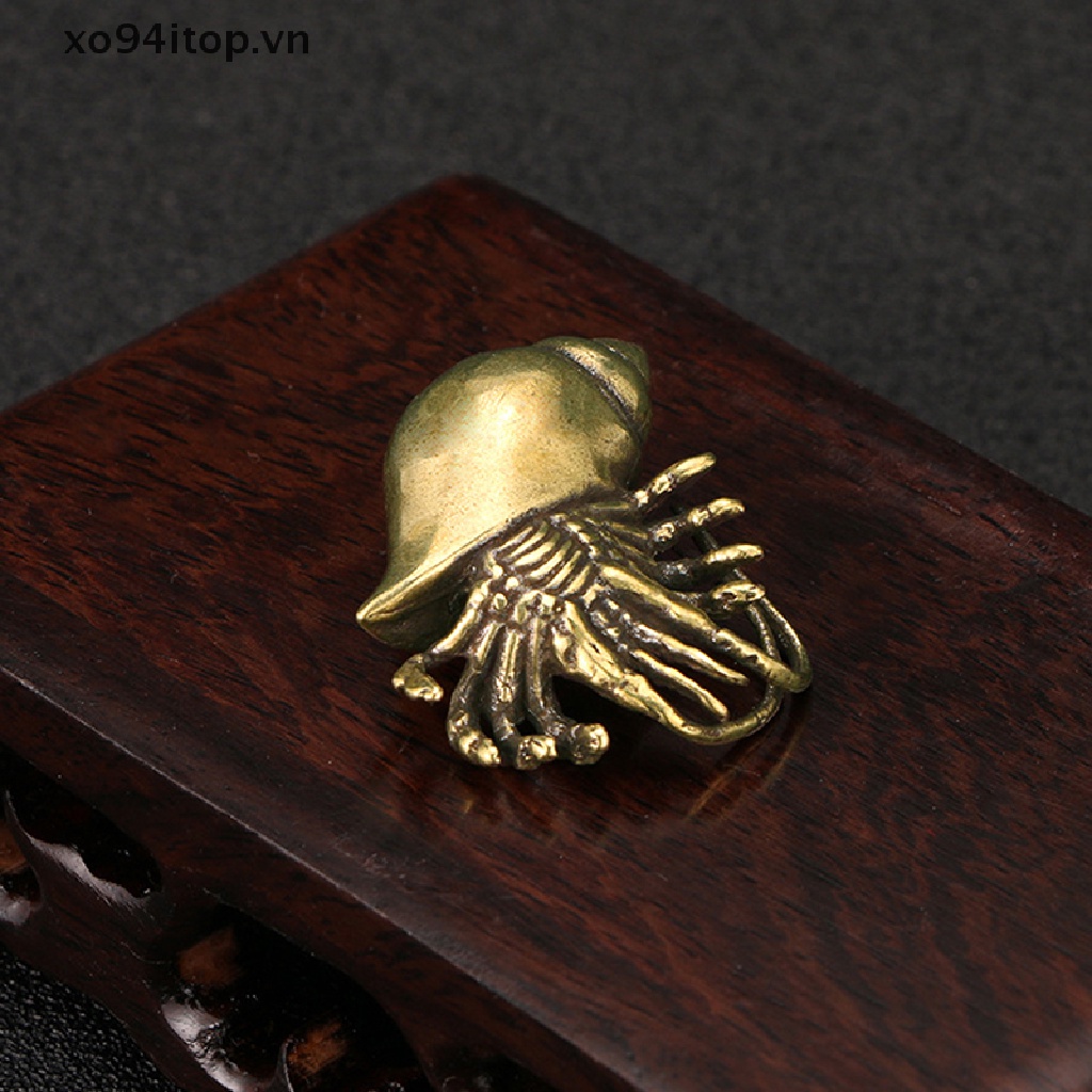 Xoitop Mô Hình Tượng Thú Cưng Nhỏ Bằng Đồng Thau Vintage Để Bàn Trang Trí