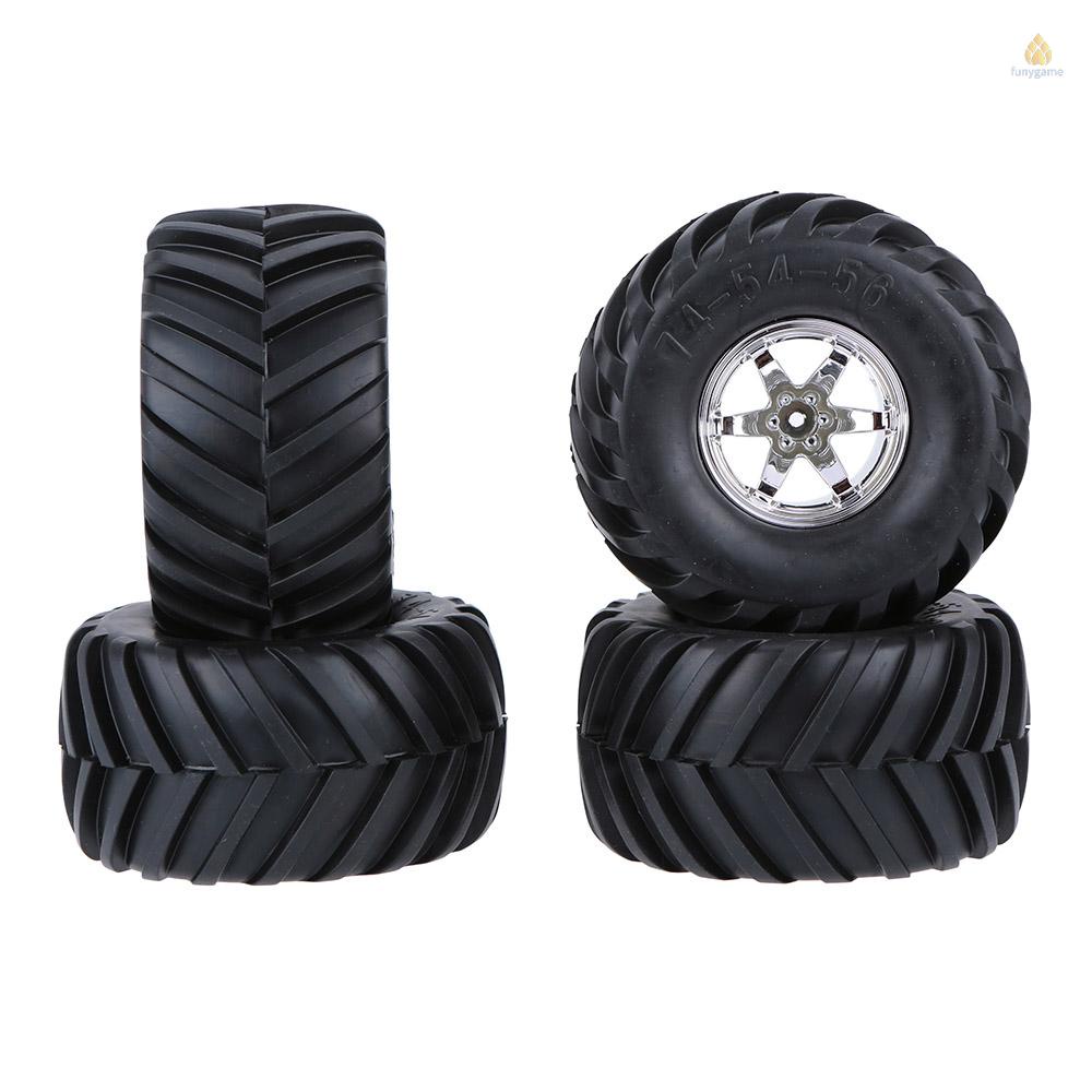 Set 4 Bánh Xe Thay Thế Chuyên Dụng Cho Xe Điều Khiển Từ Xa TRX HSP Tamiya HPI Kyosho Tỉ Lệ 1 / 10