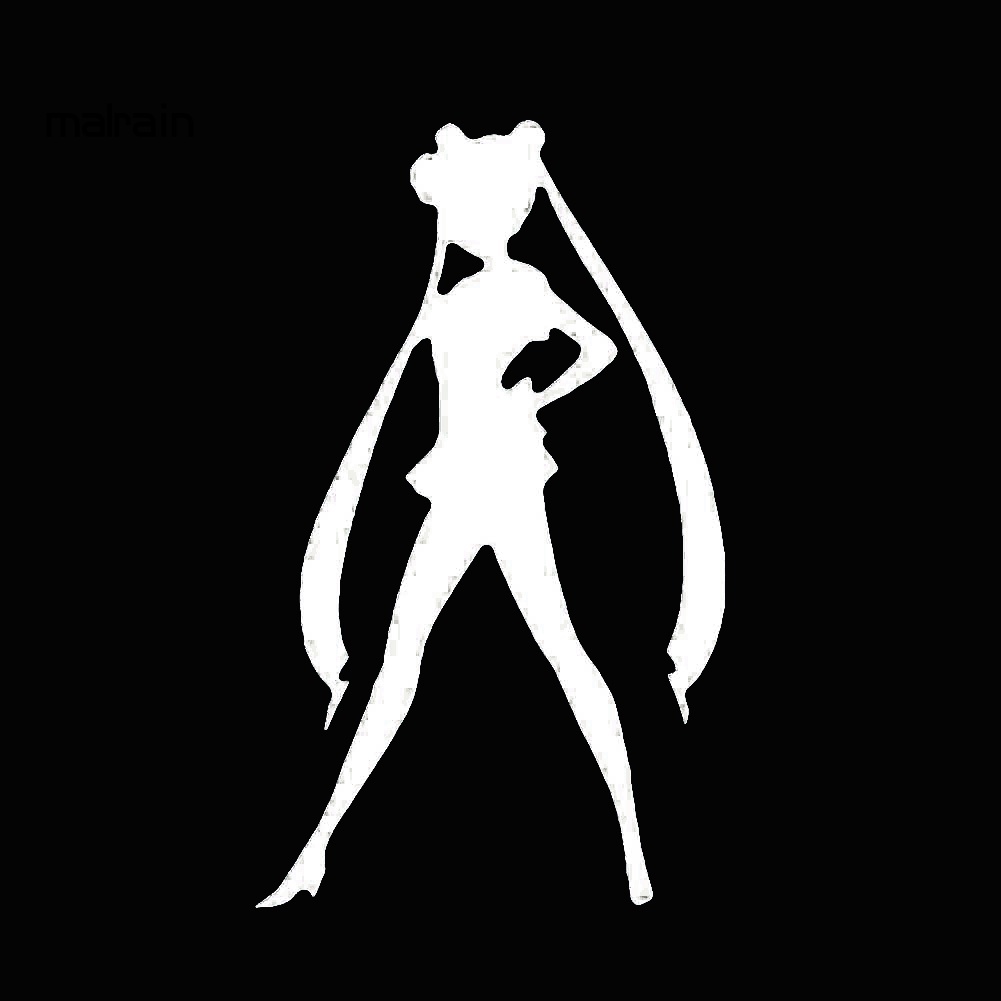 Đề Can Dán Trang Trí Xe Hơi / Xe Tải / Cửa Sổ Họa Tiết Hoạt Hình Thủy Thủ Mặt