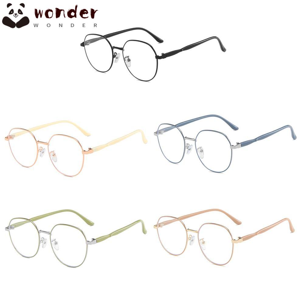 Kính Mát Gọng Kim Loại Tròn Chống Ánh Sáng Xanh Cho Cả Nam Và Nữ