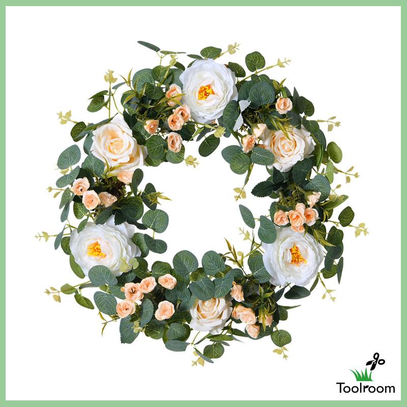 Vòng Hoa Bằng Lụa Dùng Trang Trí Cửa Nhà Hàng / Tiệc Cưới