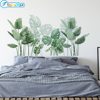 Miếng dán tường Thinkmax trang trí hình lá xanh