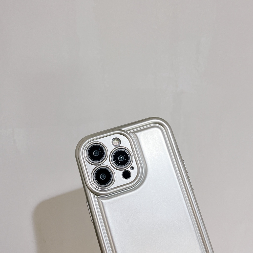 Ốp Điện Thoại TPU Mềm Nhám Bảo Vệ Ống Kính Máy Ảnh Toàn Diện Cho iPhone 14 13 12 11 PRO MAX