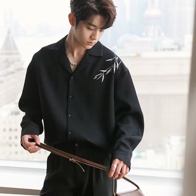 Fashion trắng áo sơ mi nam dài tay bigsize sơ mi nam hàn quốc đẹp simple áo nam form rộng retro áo sơ mi nam ngắn tay Trắng đẹp