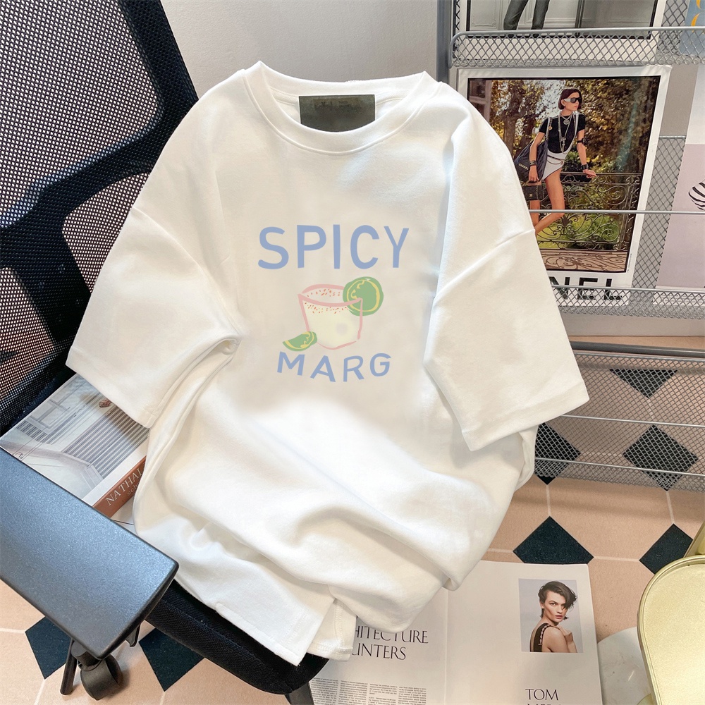 Áo Thun Tay Ngắn In Chữ Thời Trang Mùa Hè Cho Nữ