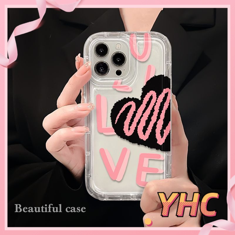 Ốp lưng iphone Đơn giản tiếng Anh tình yêu trong suốt chống rơi vỏ túi khí áp dụng iPhone 6 / 6S / 6splus / se / 7 / 7plus / 8 / 8plus / X / xs / xsmax / 11 / 12 / 13 / 14/pro max-711