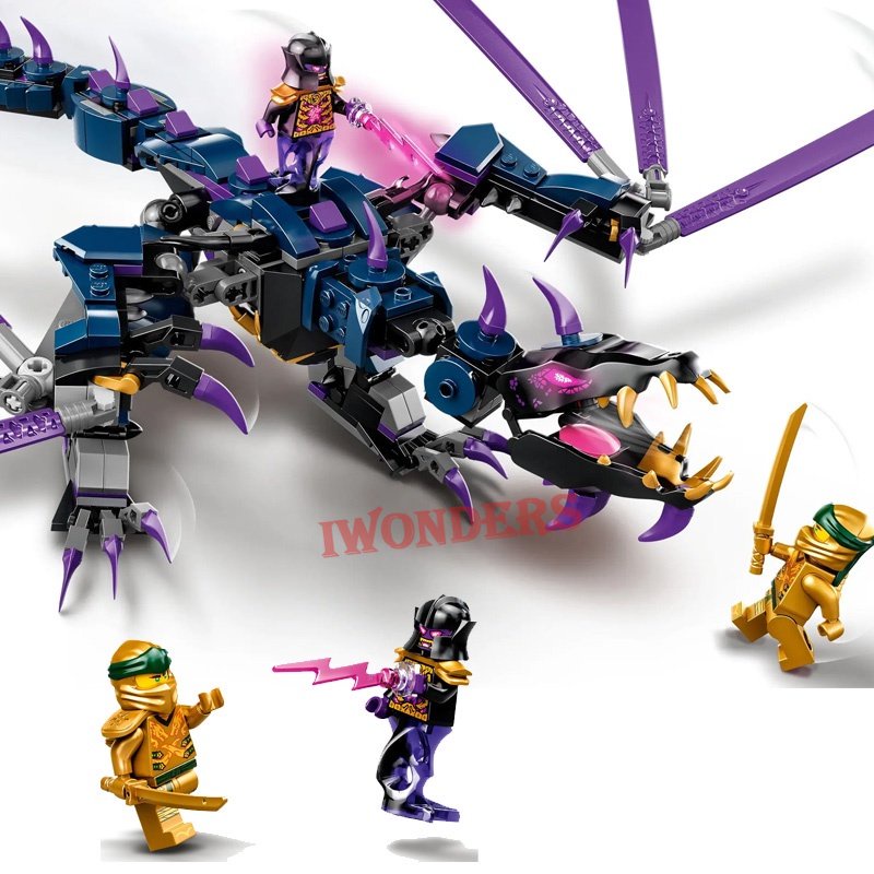 Mới Đồ Chơi Lắp Ráp Chu Kỳ Ninja & Zane 'S Snowmobile Overlord Dragon 7066 7