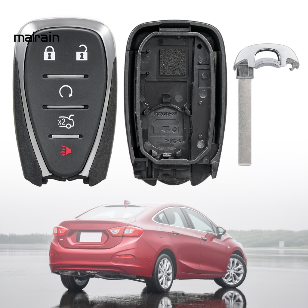 Vỏ Bọc Chìa Khóa Điều Khiển Từ Xa 5 Nút Gọn Nhẹ Thay Thế Chuyên Dụng Cho Chevrolet