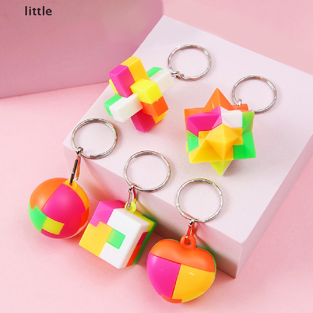 Đồ Chơi Khối Rubik Ma Thuật Dạng Móc Khóa Chống Căng Thẳng Cho Trẻ Em Và Người Lớn (1565MKR)