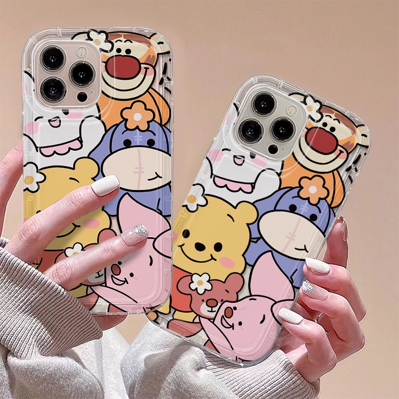 Ốp Điện Thoại Silicon TPU Mềm Dễ Thương Chống Sốc Chống Vỡ Cho IPhone 14 13 12 11 Pro XS Max X XR 8 + 7 Plus