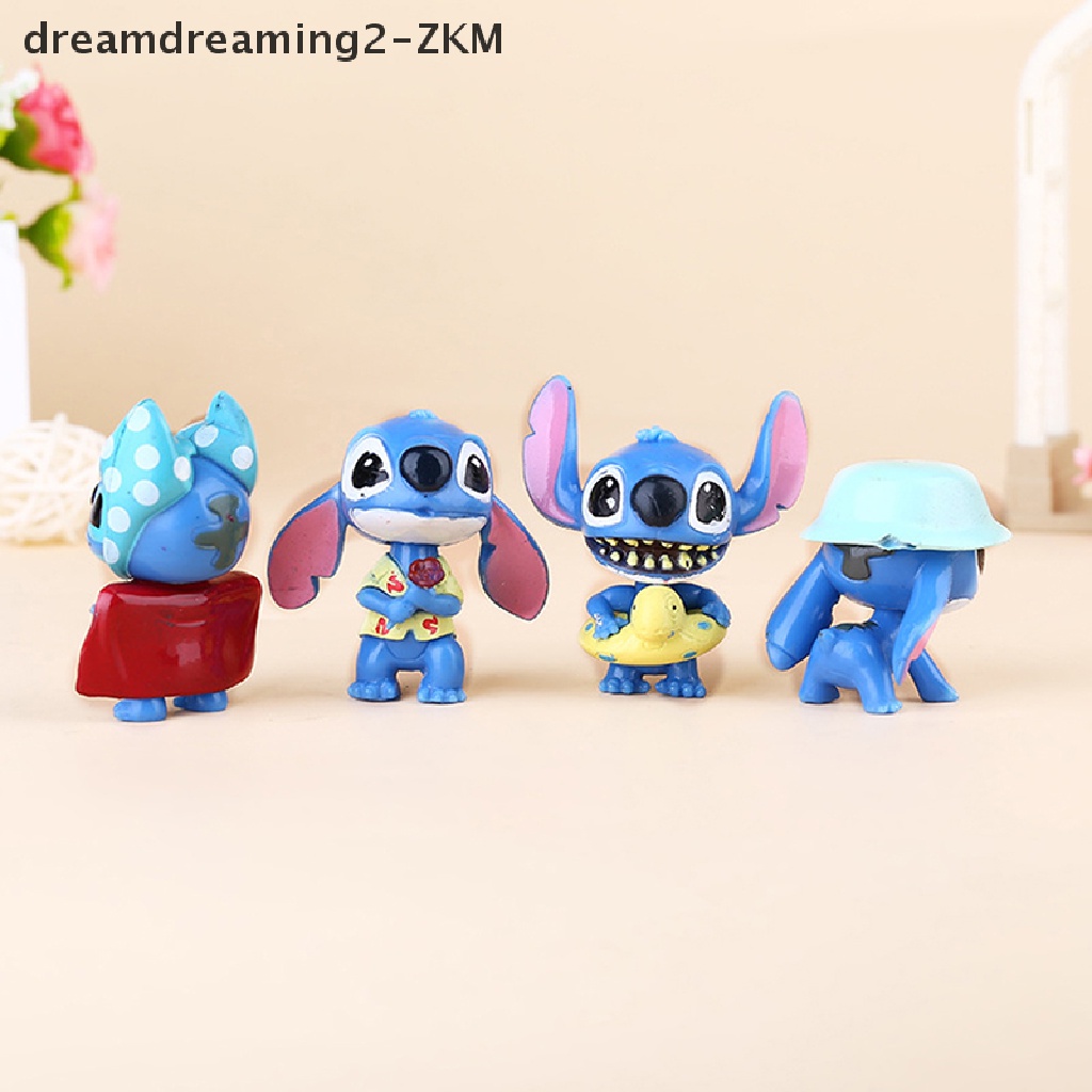 Bộ 10 Mô Hình Đồ Chơi Stitch Bằng PVC Cho Bé