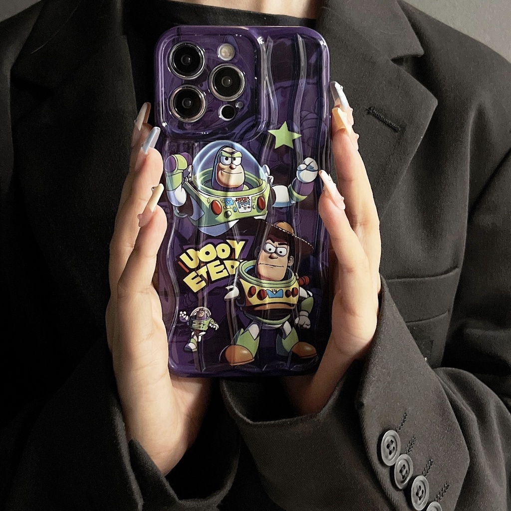 Ốp Điện Thoại Nhựa PC Cứng In Hình Toy Story Bảo Vệ Camera Cho iPhone 13 12 11 14 PRO MAX 14 Plus