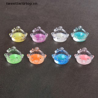 Móc khóa hình gà con bằng nhựa phát quang độc đáo