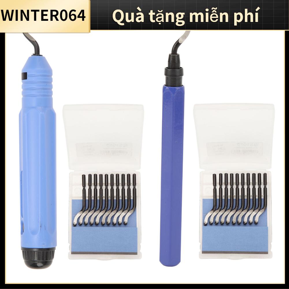 Winter064 Dụng cụ gỡ bavia với 10 lưỡi dao Edge Burr Remover cho đồng ống PVC in 3D nhựa nghệ thuật gia công kim loại