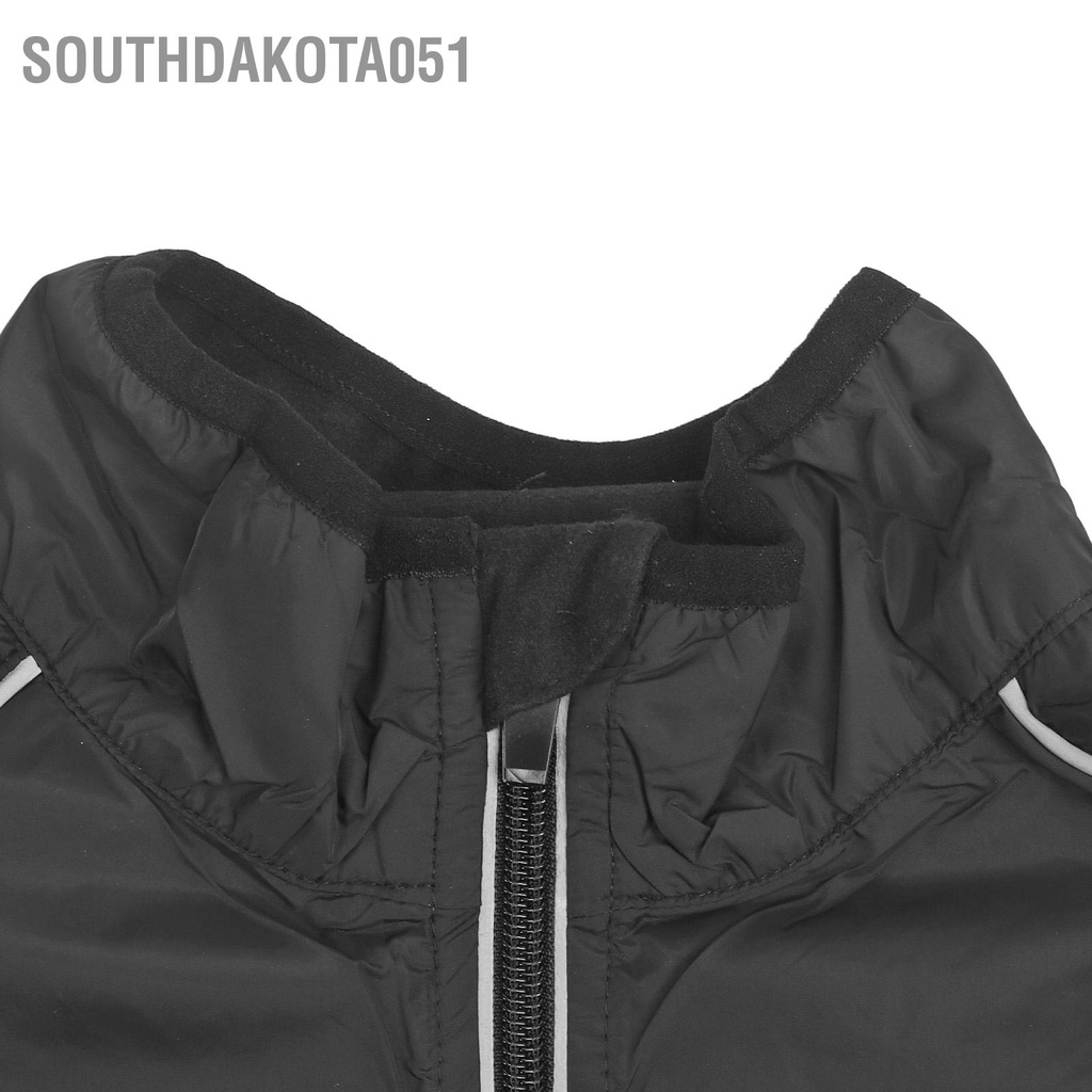 Southdakota051 Áo khoác đi xe đạp Trọng lượng nhẹ không thấm nước gió phản quang bộ đường dài