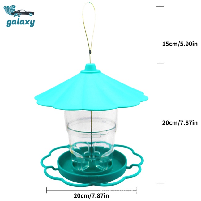 Galaxy Khay Đựng Thức Ăn Dung Tích Lớn Có Móc Treo Trang Trí Sân Vườn